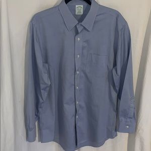 Light Blue Brooks Brothers Milano Button Down
